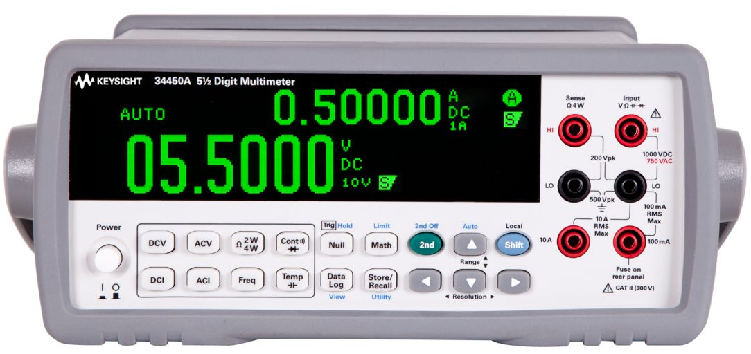 五位半雙顯數(shù)字萬(wàn)用表34450A